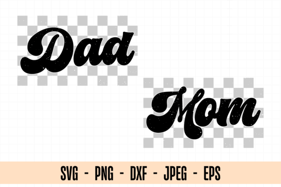 Checkered Dad Mom Svg: A Creative Asset for Modern Makers