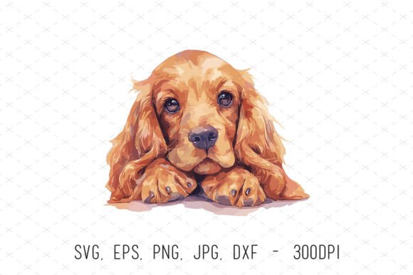 Cocker Spaniel Dog Sublimation Clipart: A Designer's Guide