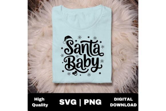 Cute Santa Baby Hat Christmas SVG: A Designer's Festive Essential