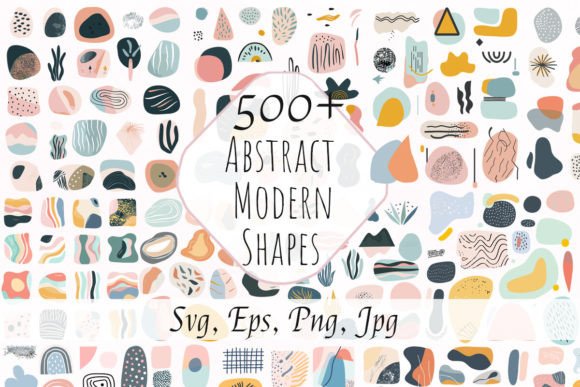 Modern Abstract Design Shapes for Creative Projects