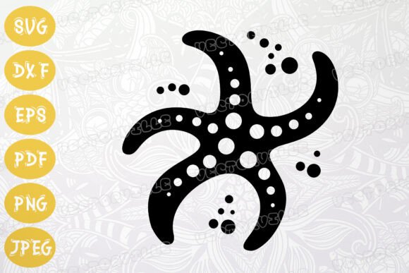 Starfish Silhouette SVG Beach Decor DXF: A Designer's Guide