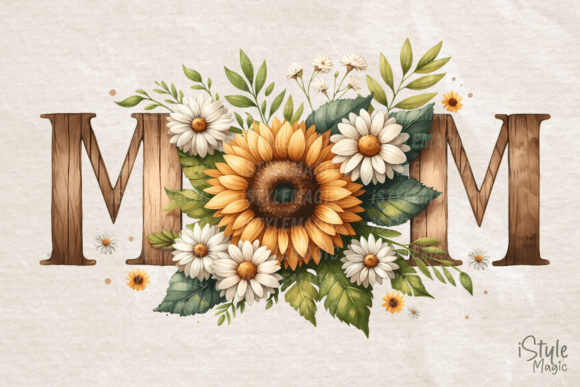 Sunflower Mama PNG Sublimation: Your Instant Rustic Design Asset