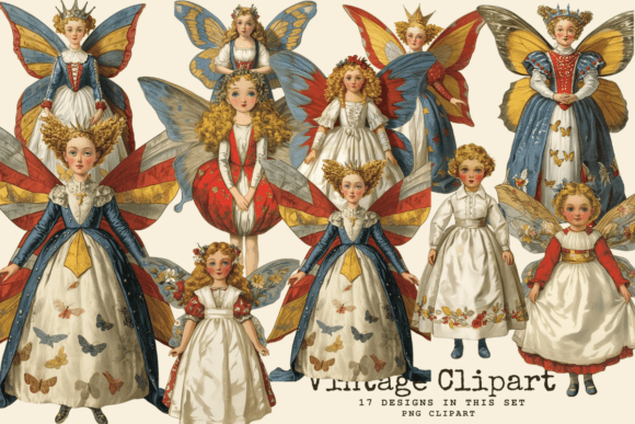 Unlocking Creativity with Vintage Paper Doll PNG Clipart