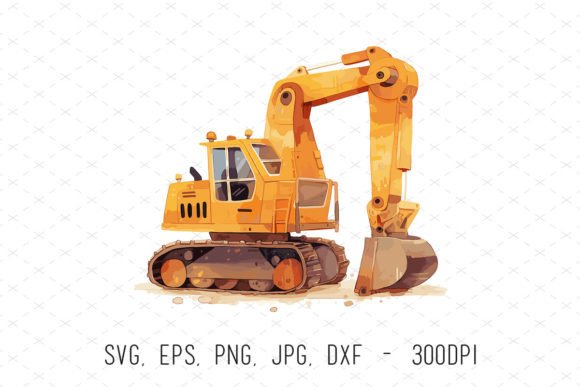 Unlocking Potential: A Deep Dive into Construction Truck Excavator Clipart Png