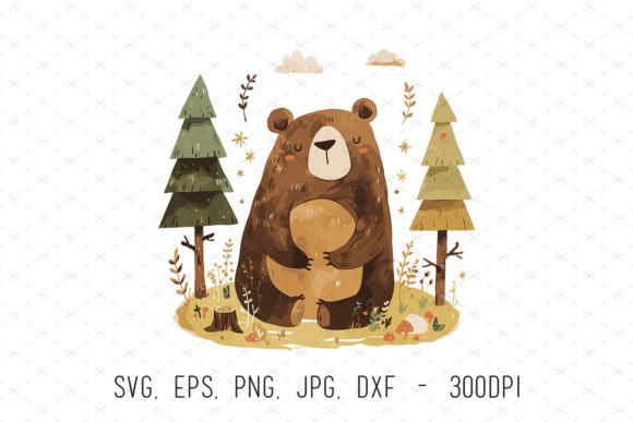 Watercolor Bear Baby Shower Clipart Svg: A Designer's Guide