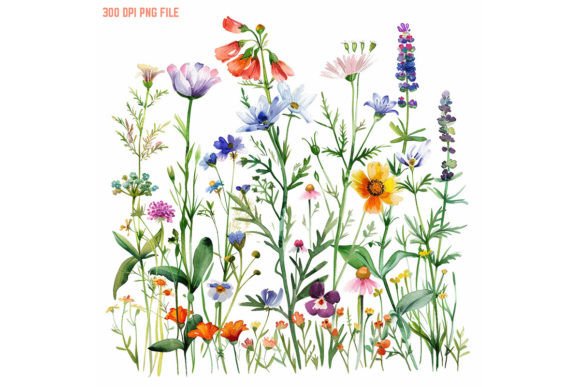 Watercolor Wildflower Clipart: The Natural Touch Your Designs Need